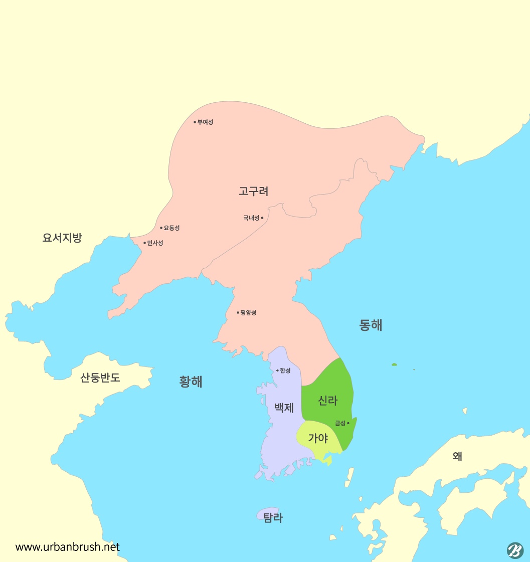 Map of the Korean Peninsula